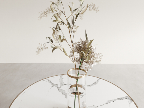 Modern vase floral flower arrangement