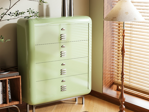 Cream Style Storage Cabinet Locker