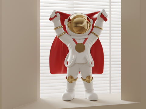 Astronaut Art Toy Sculpture Doll Cartoon Ornaments