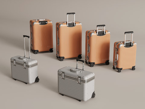 Modern luggage trolley case drag box