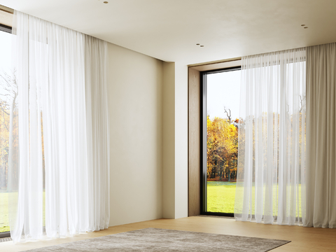 Modern Curtain Gauze Window Screen