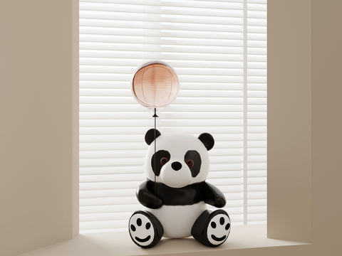 Modern Art Toy Sculpture Panda Sculpture