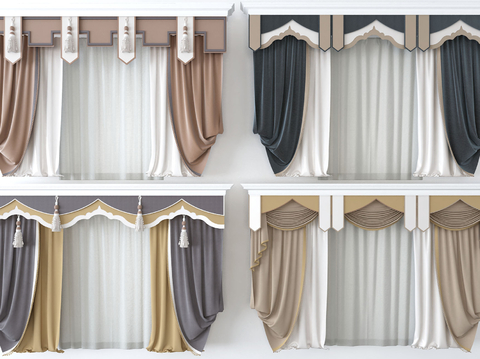 New Chinese Curtain Window Screen