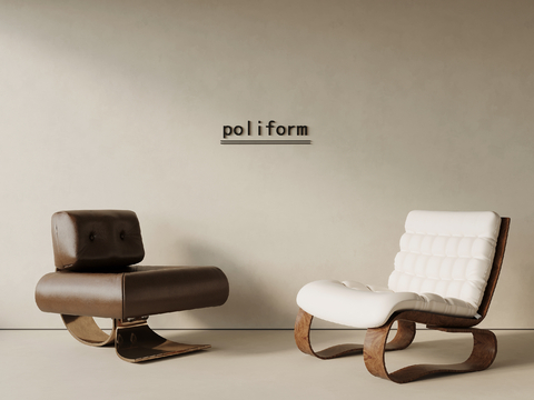 Poliform Mid-century Style Casual Sofa Single Sofa