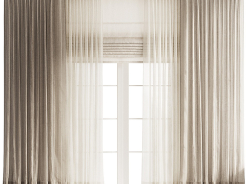 Modern Plain Curtain Screen