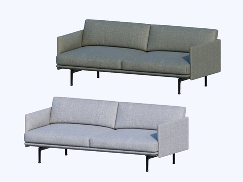 double sofa soft sofa