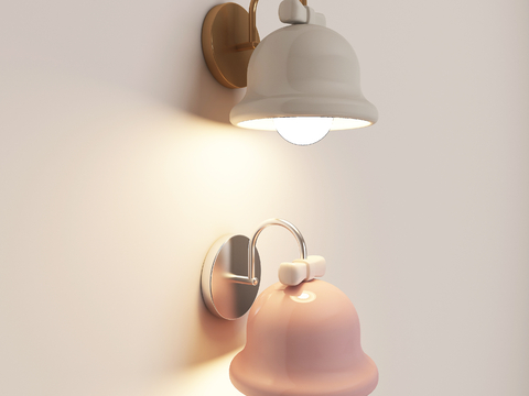 Cream Style wall lamp Morandi color wall lamp