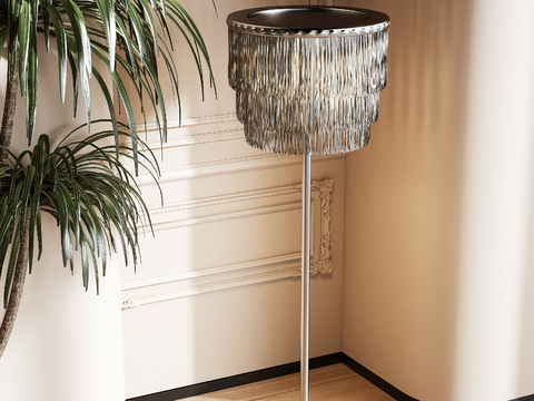 French floor lamp metal lamp