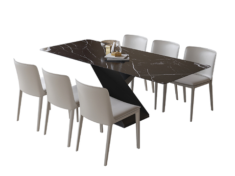 Modern Dining Table and Chair