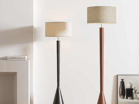 Middle style floor lamp