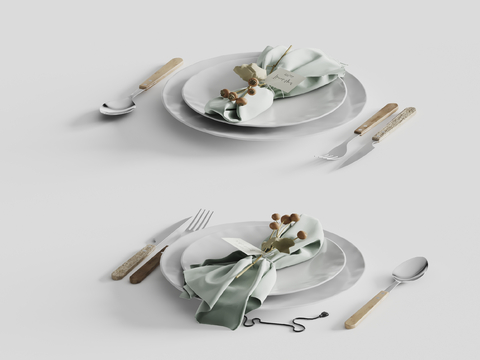 HERMES modern knife and fork western food tableware