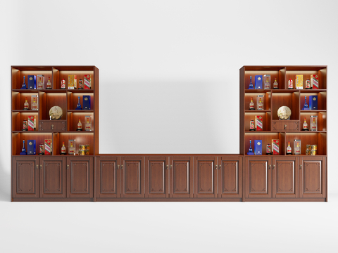 New Chinese Wine Cabinet Liquor Display Cabinet