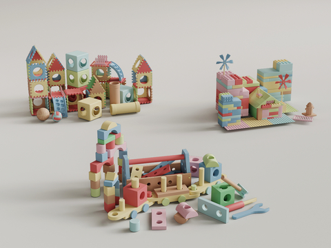 Modern Children's Building Blocks Toys