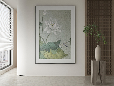 New Chinese Lotus Painting Decorative Painting