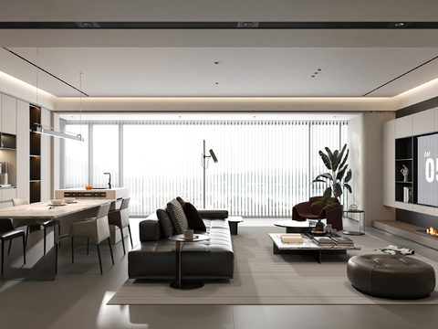 Modern Living&Dining Room