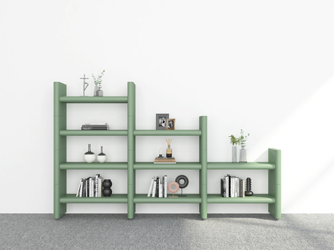 Modern Bookshelf Display Rack