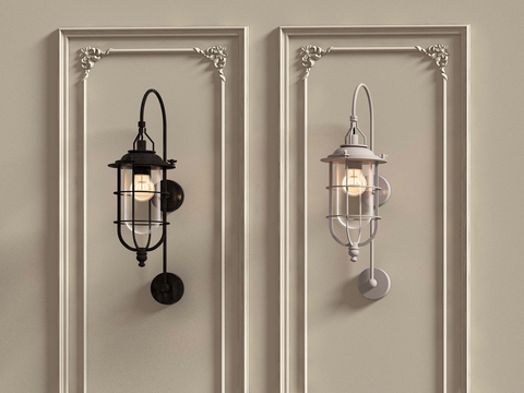 French Wall Lamp Lantern