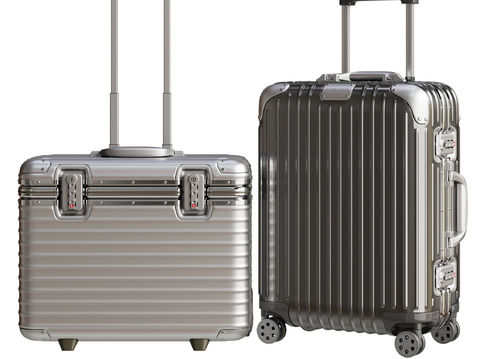 Modern Luggage Trunk Trolley Case