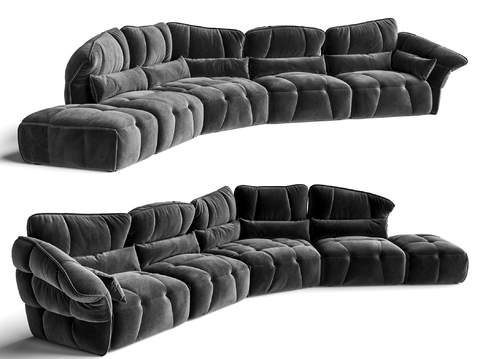 MAXDIVANI EVER multiplayer sofa shaped sofa