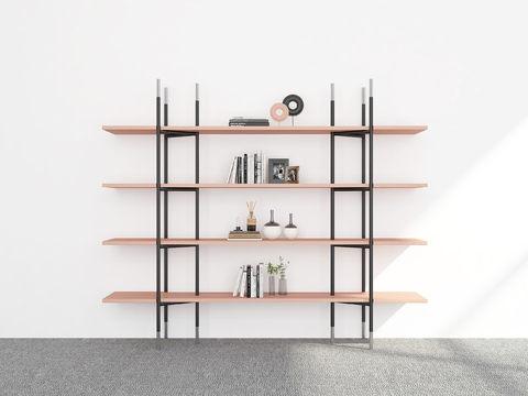 Modern Bookshelf Display Rack