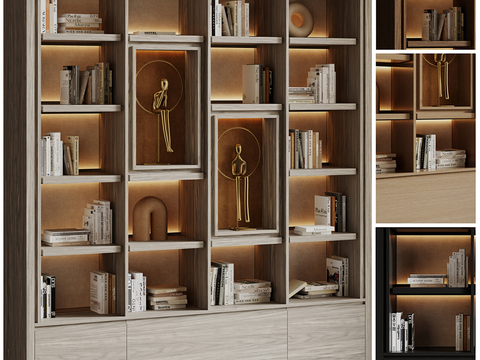 Modern Bookcase Showcase