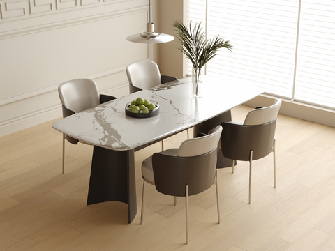 Modern Dining Table and Chair Bar Dining Table