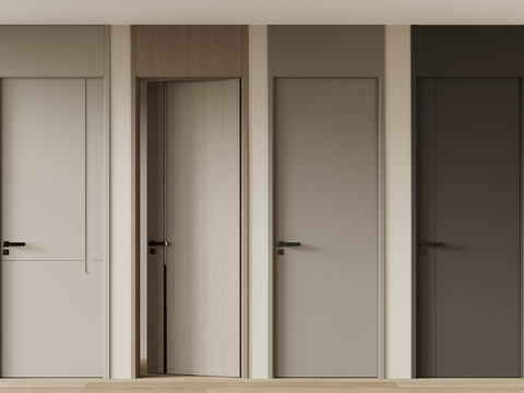 Single door, swing door, top door, bedroom door