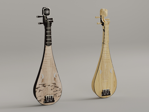 folk musical instrument pipa