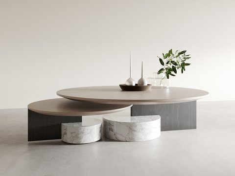 Modern round tea table