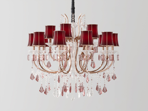 European-style Crystal Chandelier multi-head chandelier