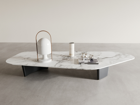 Marble coffee table