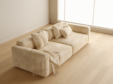 Cream Style sofa double sofa