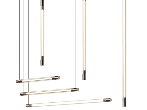 Modern long chandelier strip chandelier