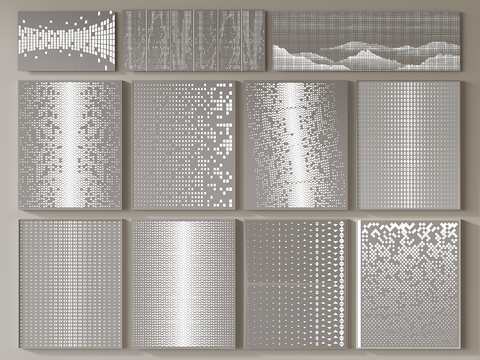 Modern Perforated Plate Metal Sheet Aluminum Single Plate Punched Plate