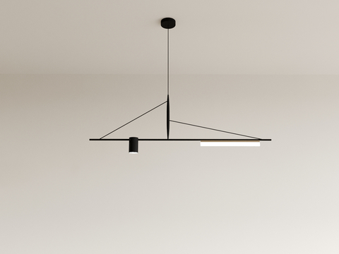 modern strip chandelier long chandelier