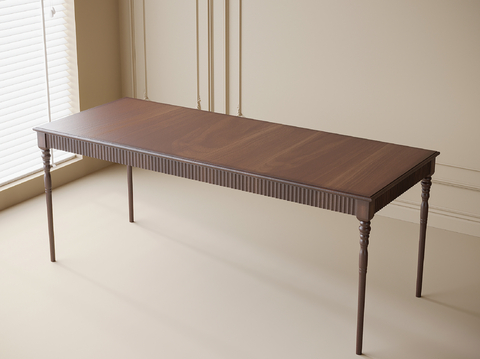 Middle style dining table