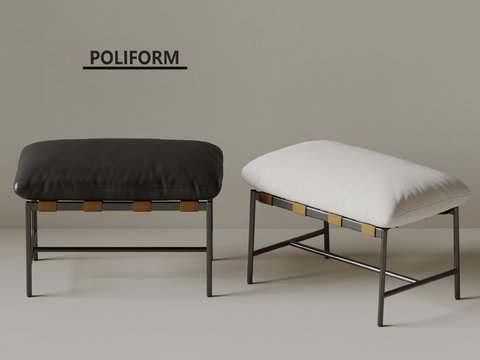 poliform Italian Stool Sofa Stool Low Stool