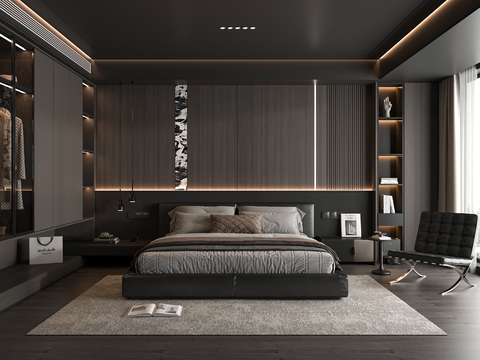 Dark Style Bedroom Master Bedroom