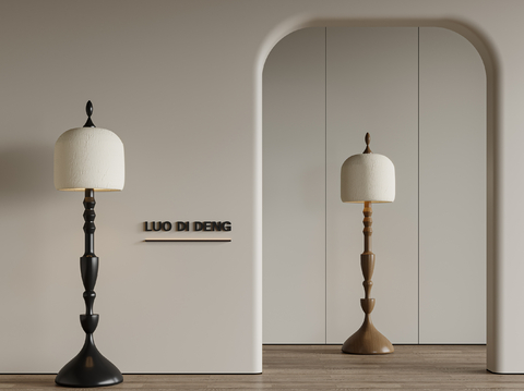 Middle style floor lamp