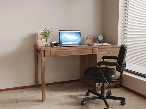 medieval style desk and chair