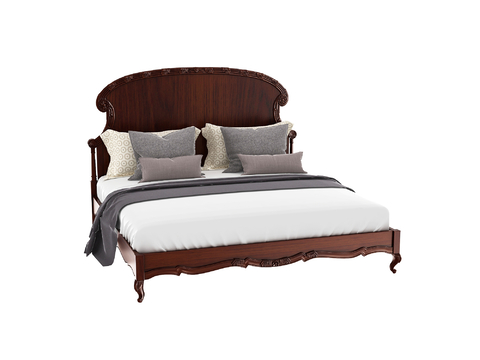 European-style double bed