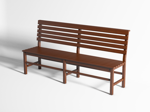 Modern Solid Wood Chair Row Chair Waiting Chair Public Bench