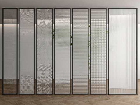 Glass partition