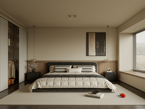 Middle Style Master Bedroom