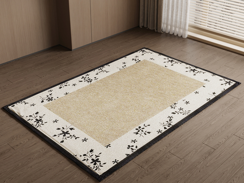 Cream Style carpet square blanket