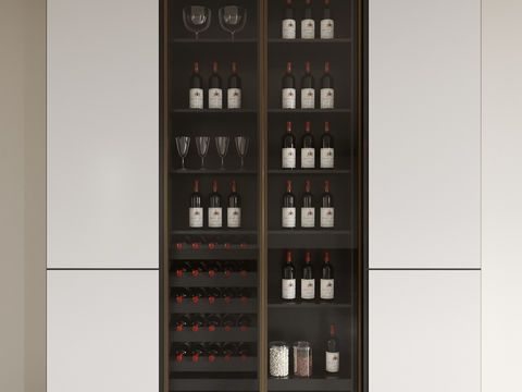 Glass Wine Cabinet Wine Cabinet