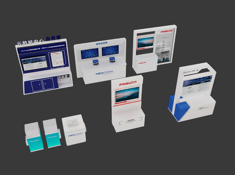 Modern science and technology display table product display