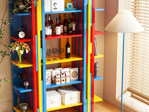 Memphis Wine Cabinet Storage Rack