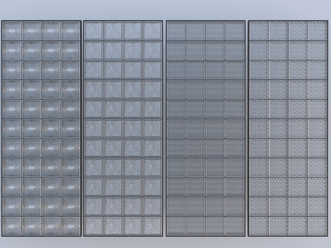 Glass brick partition