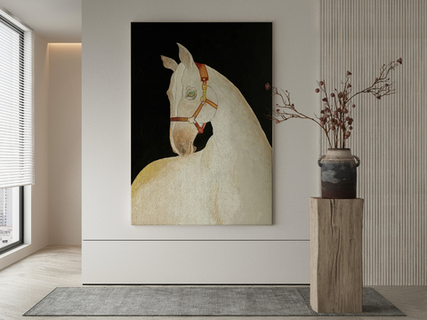 Quiet Art Painting Horse Painting Decorative Painting